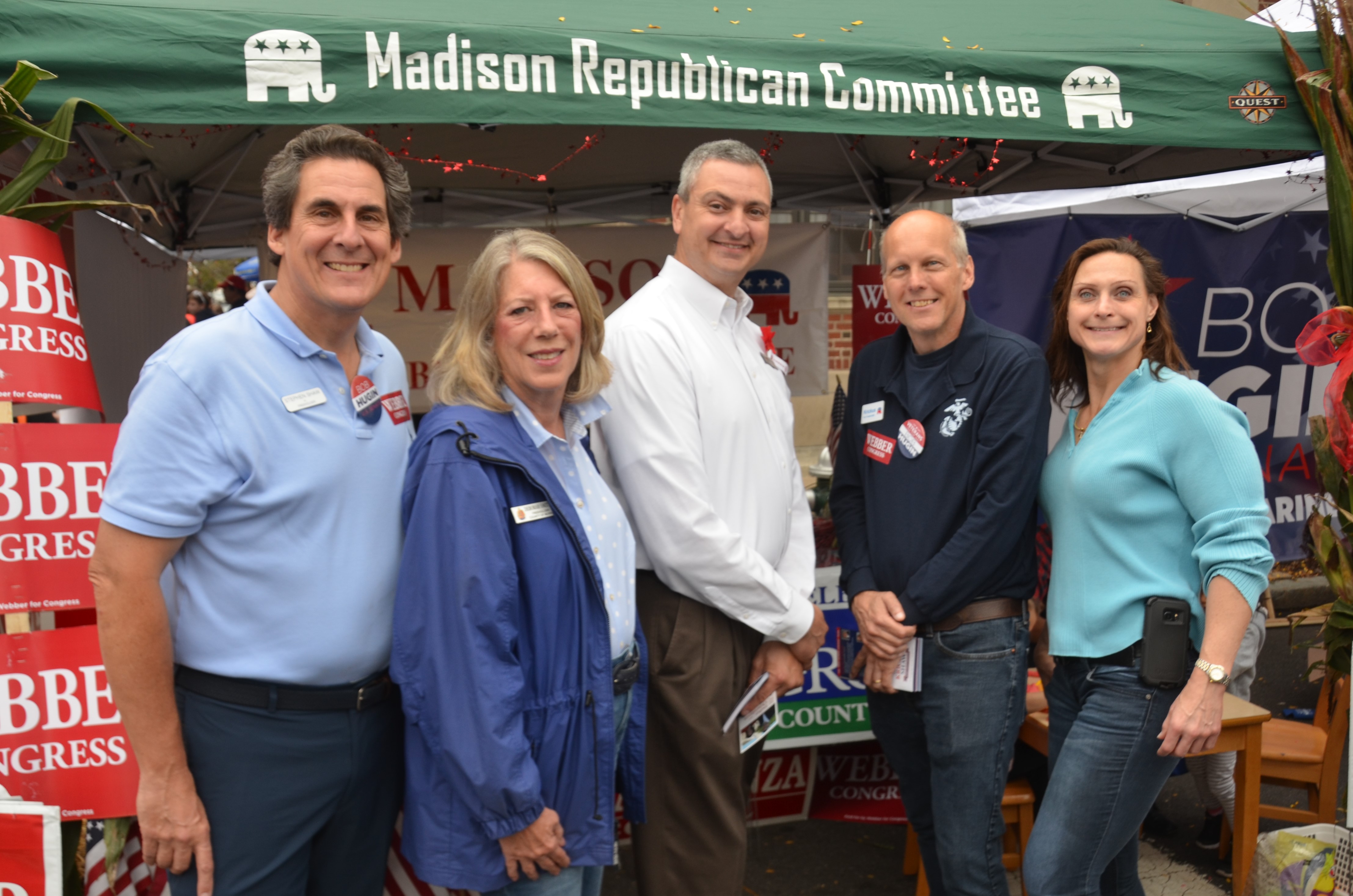 Entire Republican Ticket Visits Madison for Bottle Hill Day Madison